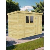 Diy Sheds 10 X 4 Pent Shed Shiplap Pressure Treated