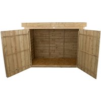 Forest Garden Pressure Treated Pent large Garden Storage