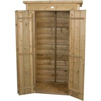 Forest Garden Pressure Treated Shiplap Pent Tall Garden Storage