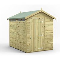 8x6 Premium Powersheds Security Apex