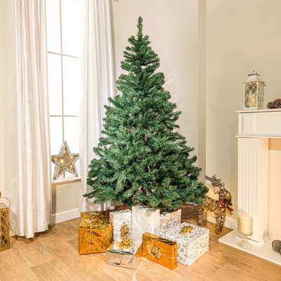 5ft - 7ft Willow Falls Fir Artificial Christmas Tree, 5ft